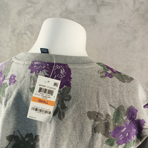 NWT KAREN SCOTT Floral Fleece Cozy Sweatshirt Pullover Small(4-6) Cotton Blend - Picture 10 of 13